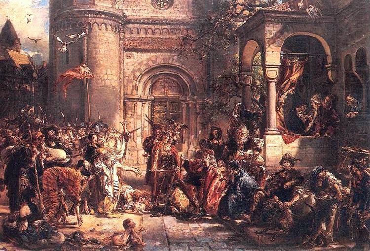 Jan Matejko Reception of the Jews A.D china oil painting image